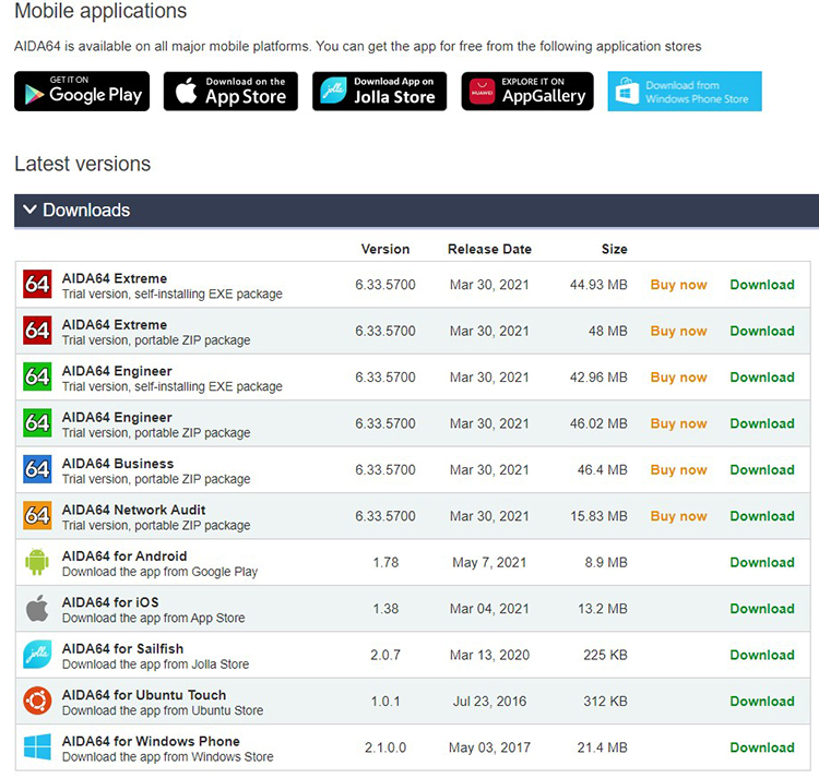 AIDA64正在适配鸿蒙OS，已经将华为应用市场单独列出-鸿蒙开发者社区