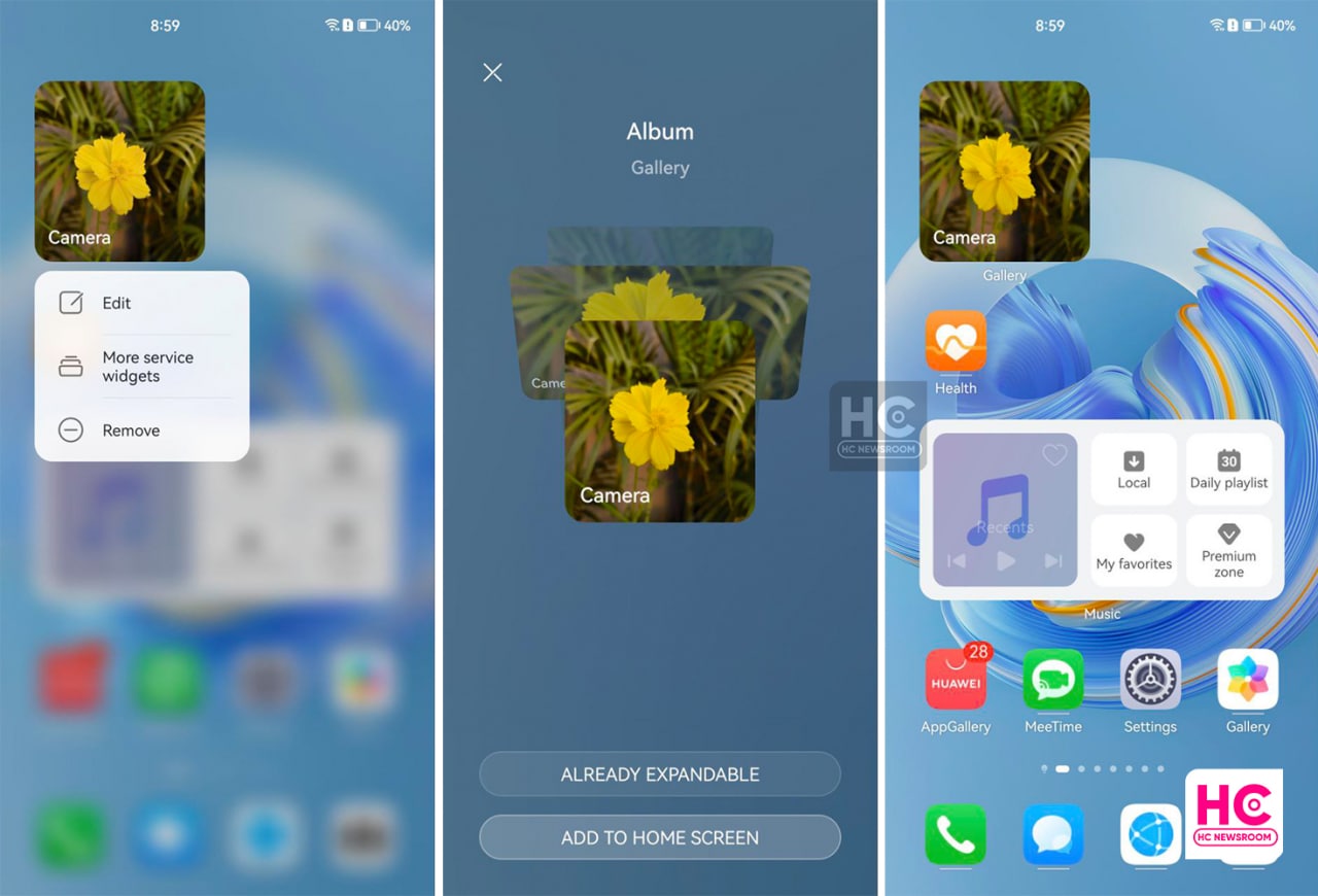 HarmonyOS 3 服务小部件