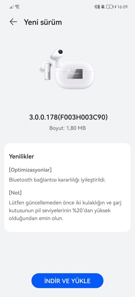 华为 FreeBuds Pro 2022 年 10 月 2 日更新
