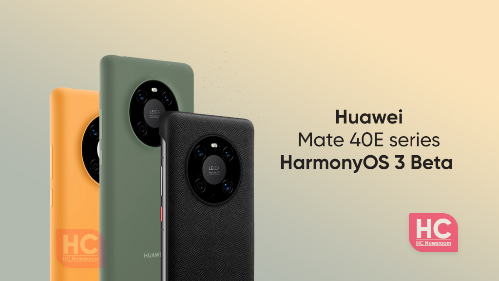 华为Mate 40E系列HarmonyOS 3 Beta