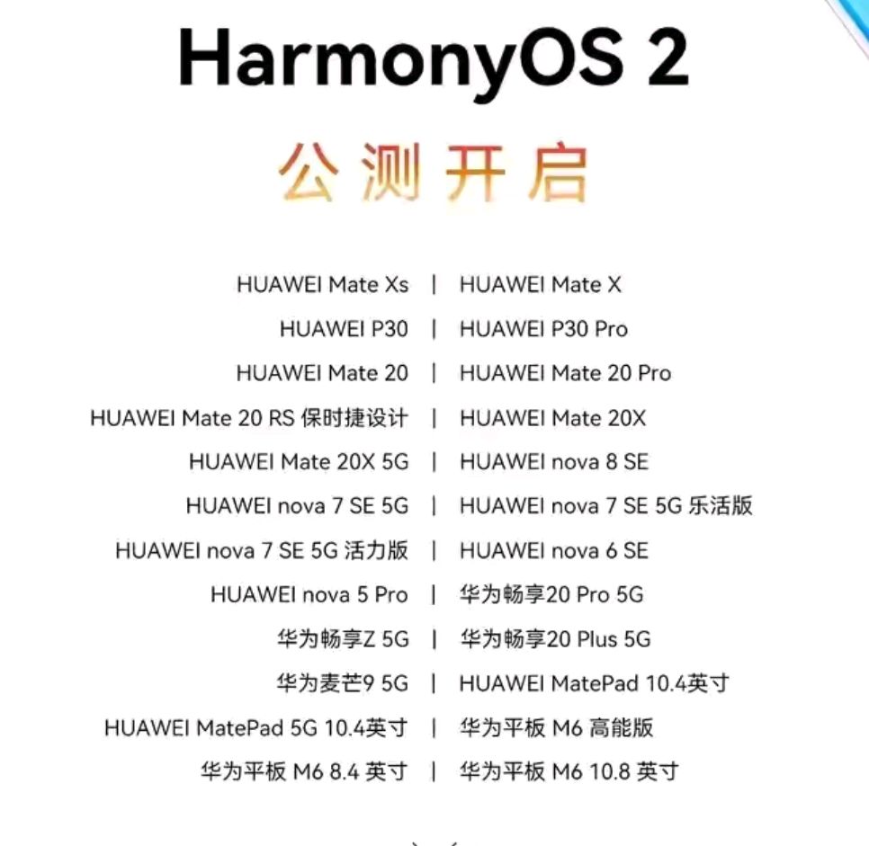 新一批名单来了,这24款手机可升级华为鸿蒙系统-鸿蒙开发者社区