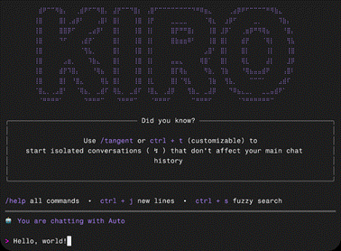 Kiro CLI interface